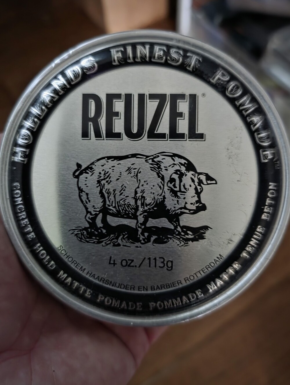 REUZEL Extreme Hold Matte Pomade| 4 Oz| Strongest All Day Hold Water Soluble|New